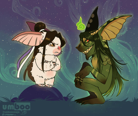Fanart of Xie Lian and Qi Rong from TGCF