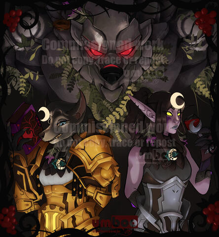 Commission work for KingsKittens on twitter