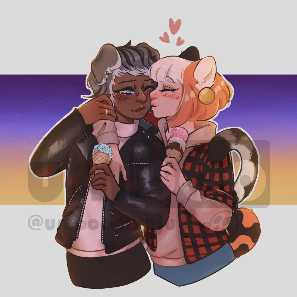 Commission work for AuspiciousAgape on twitter